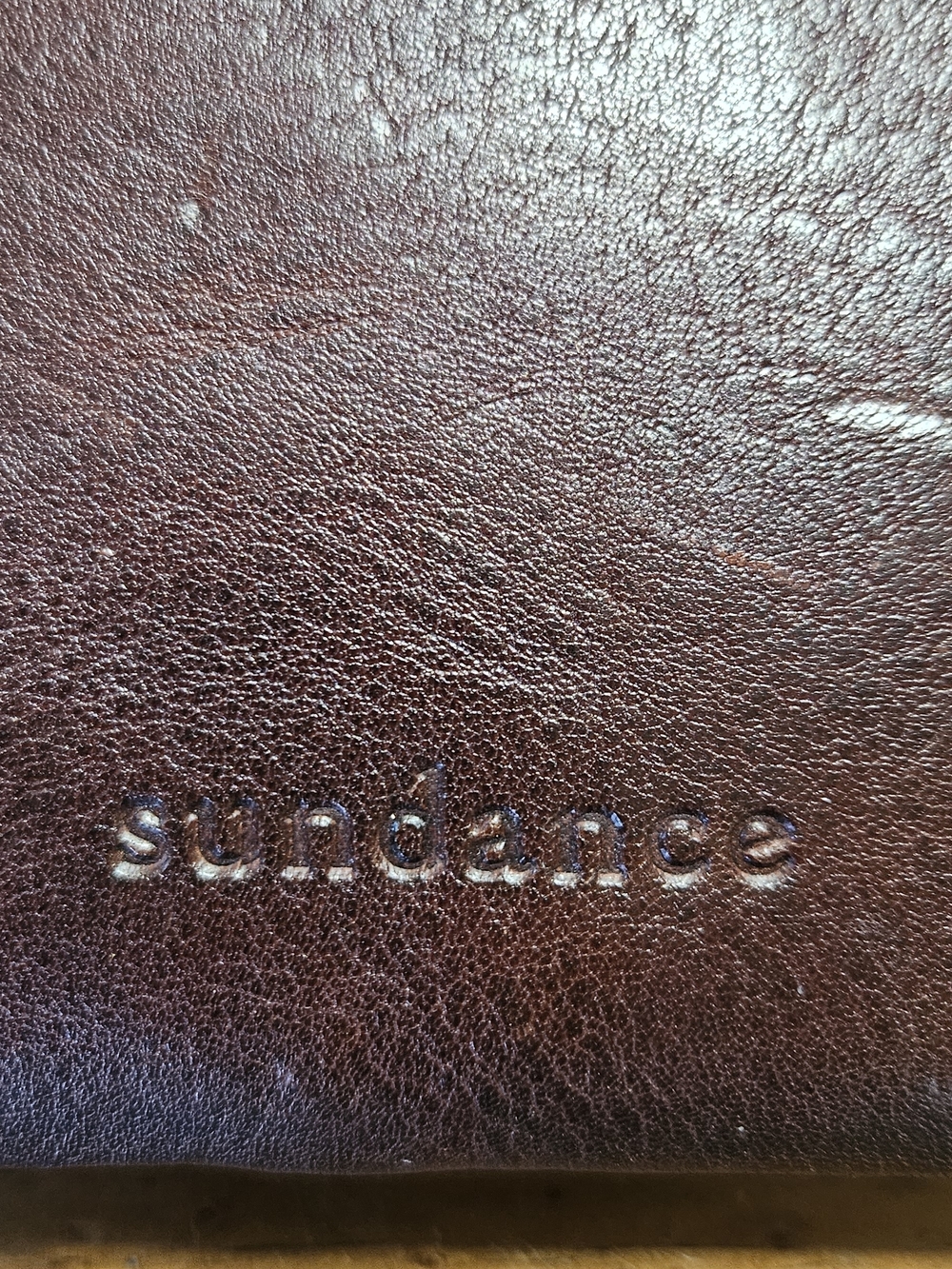 Sundance Dark Brown Leather Crossbody Bag - Picture 2 of 5